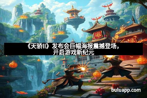 《天骄II》发布会巨幅海报震撼登场，开启游戏新纪元